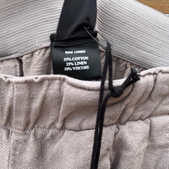 NWT Bobi Los Angeles REVOLVE pull on wide leg pants, lead/gray, size Small - Picture 6 of 16